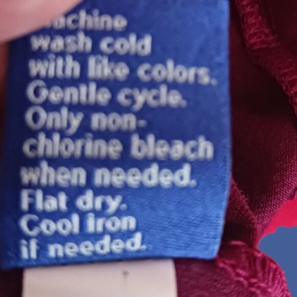 Apt. 9 Wine Color twist Front tee Size XLarge - Picture 5 of 8